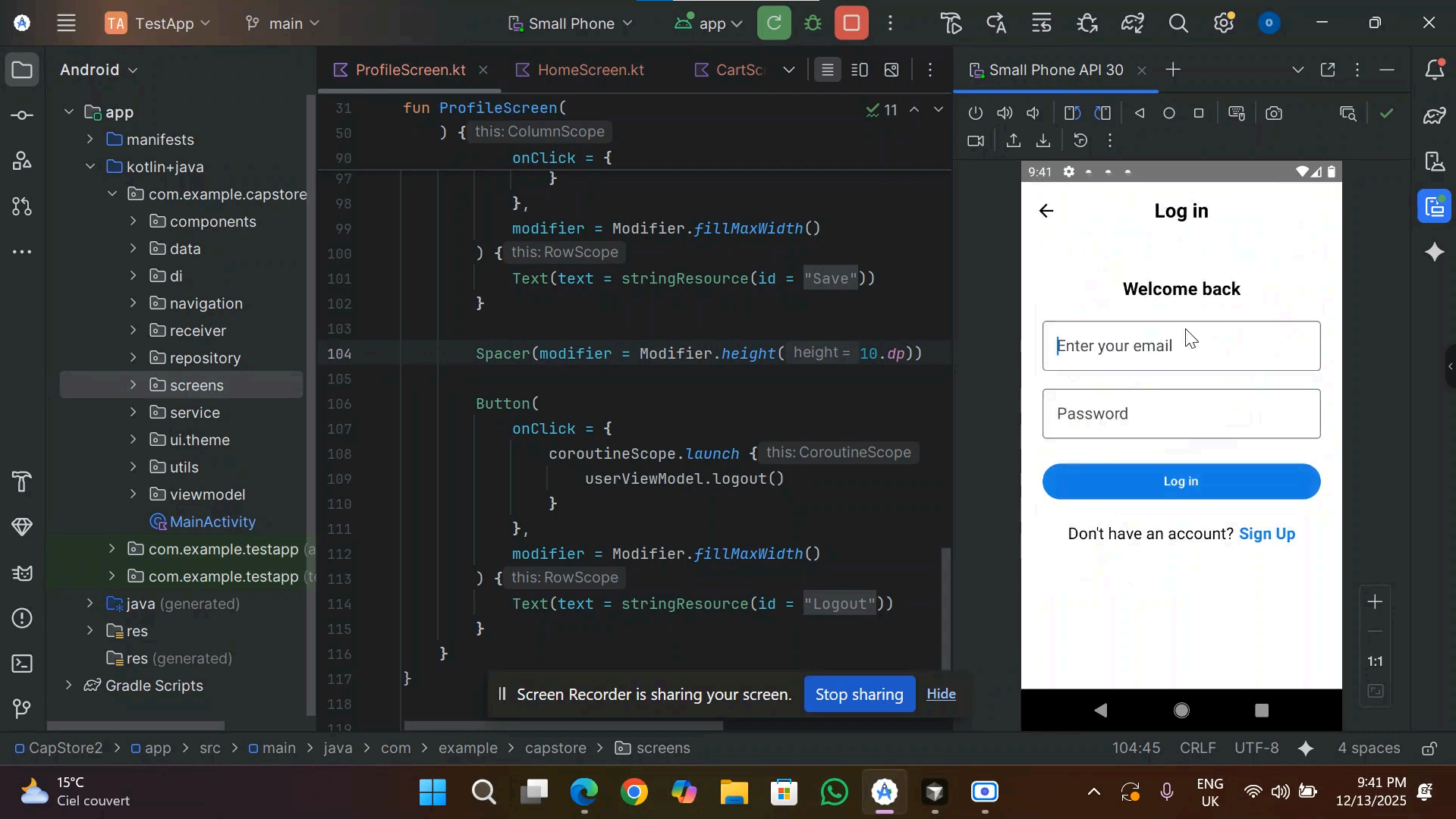 Mobile Auth Project